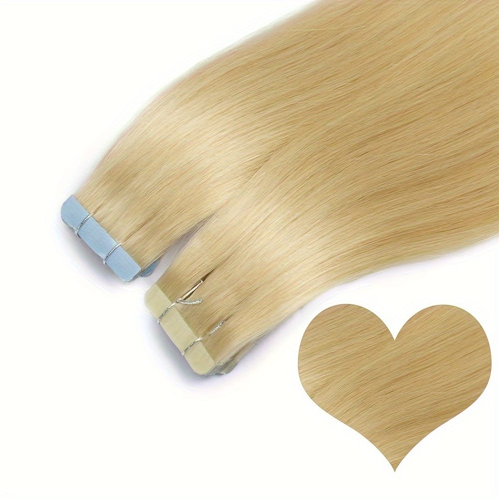 KissICON 613# / 26inch Remy Straight Tape In Hair Extensions 18 26