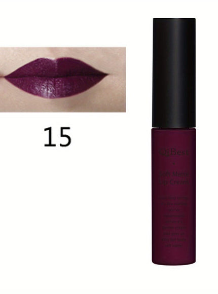 KissICON 615 KissIcon Matte Velvet Lip Glaze Waterproof Lip Gloss