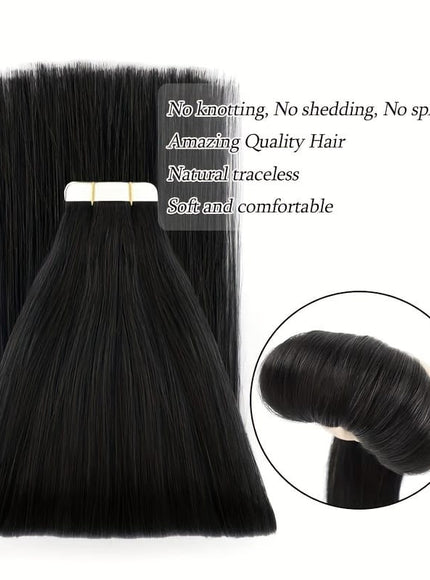 KissIcon Tape-In Straight Hair Extensions 16-26 - Weft