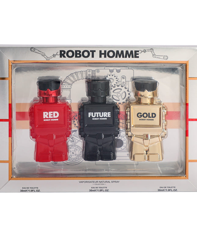 KissICON 3PCS Perfume Gift Set KissIcon Robot Men Gift Set - Long Lasting