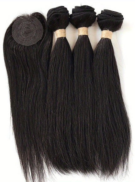 KissIcon Brazilian Human Hair Bundles Closure - 110g-140g