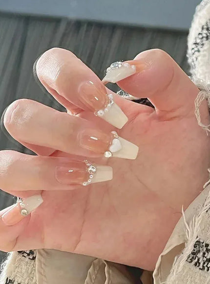 KissICON 65 KissIcon Press On Nails 24Pcs Gel Butterfly -