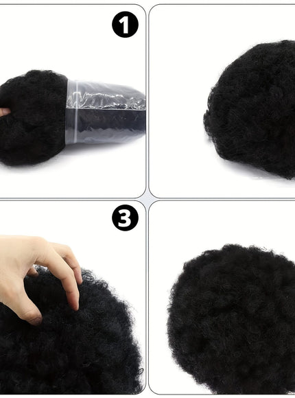 Afro Kinky Curly Wig Elastic Cap