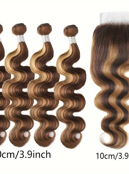 KissIcon Brazilian Remy Body Wave Extensions - Natural