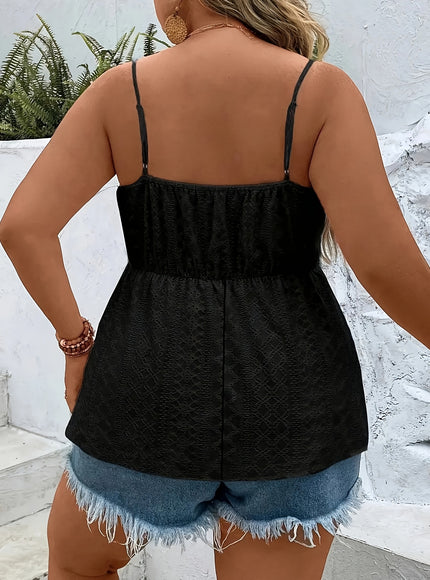 Plus Size - Two-Piece Set Plus Size Eyelet