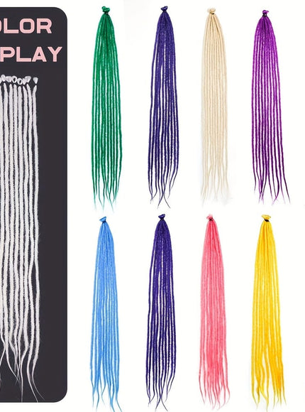 KissIcon Handmade Crochet Yarn Wigs - Rastafarian Style