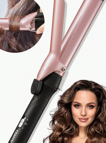 CRASTS CRASTS Star Maker 32Mm Large Barrel Curling Iron, Suitable for Creating Big Curls, Outward or Inward, One-Touch Switch HC-032, Convenient to Carry for Home or Travel Hairstyling
