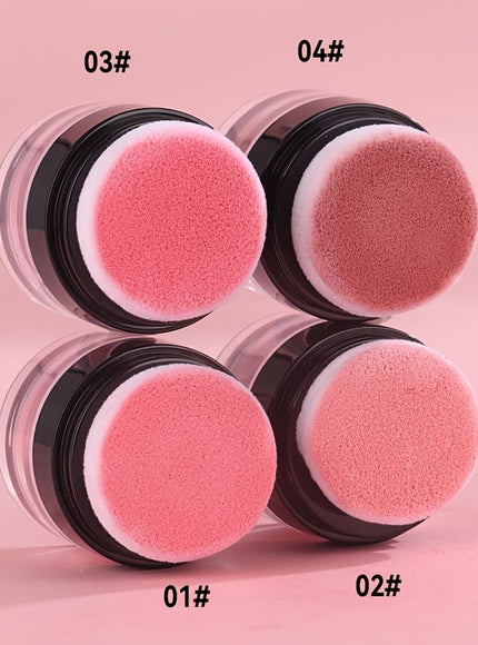 jkthpu-45 KissIcon Blush Powder Puff Long Lasting Waterproof Finish