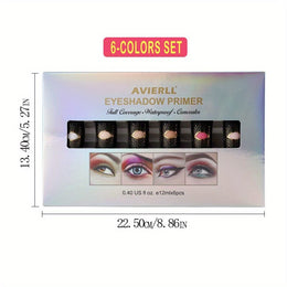 KissICON 6color Longlasting Waterproof Multiuse Eye Primer Set