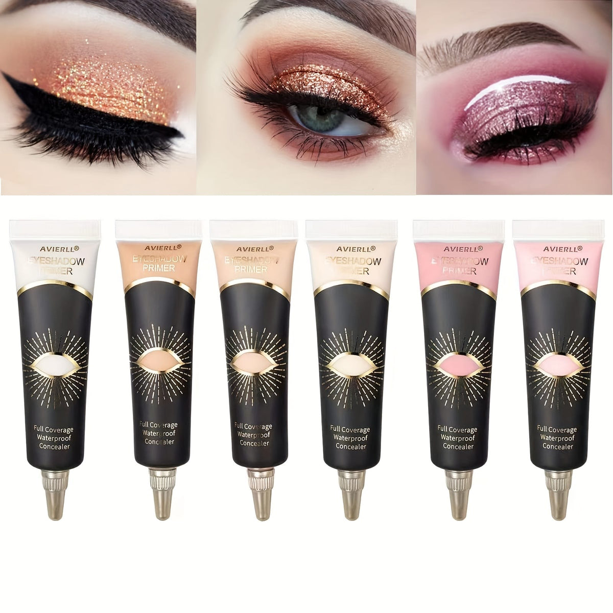 KissICON 6color Longlasting Waterproof Multiuse Eye Primer Set