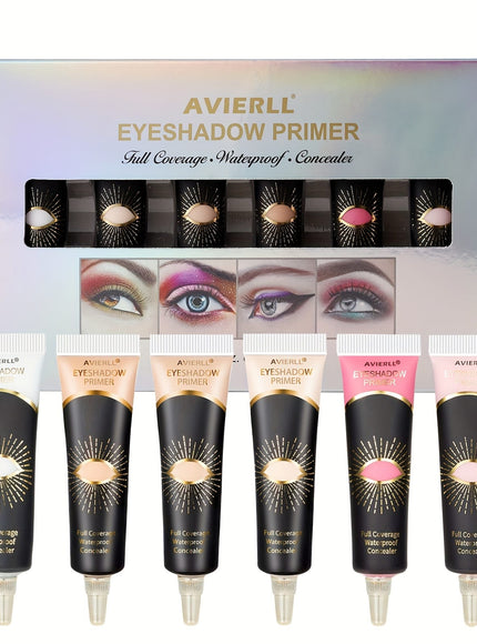 KissICON 6color Longlasting Waterproof Multiuse Eye Primer Set