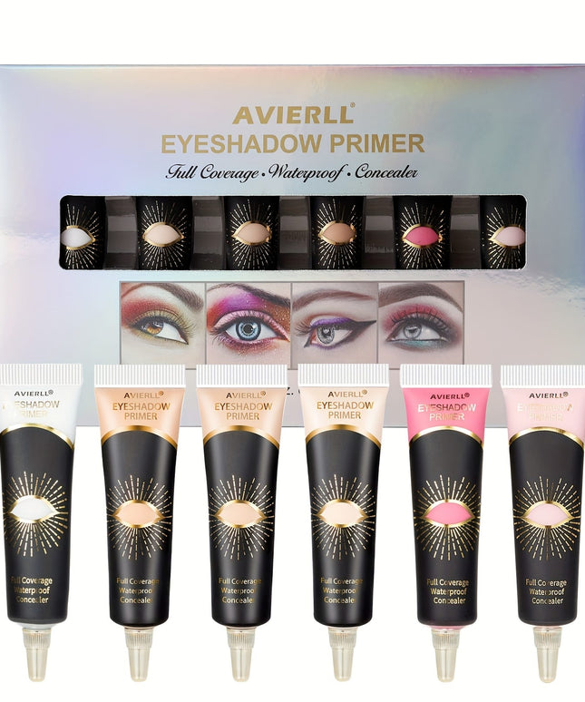 KissICON 6color Longlasting Waterproof Multiuse Eye Primer Set