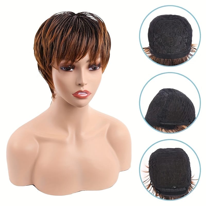 KissICON 6inch / 1B/30 Kissicon Realove Short Box – Braided Wig Temp