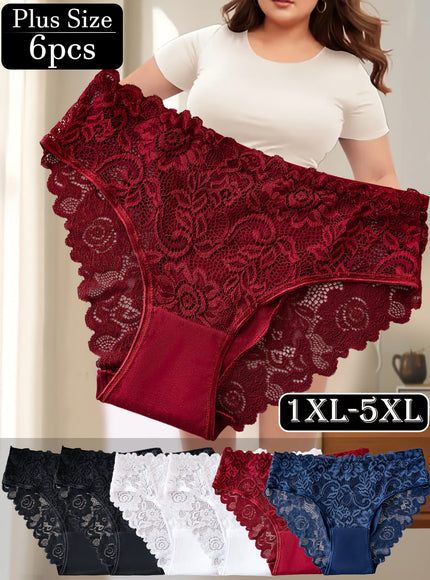 KissICON 6pc Curve Lace Seamless Ultrasoft