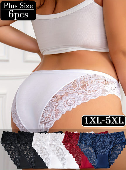 KissICON 6pc Curve Lace Seamless Ultrasoft