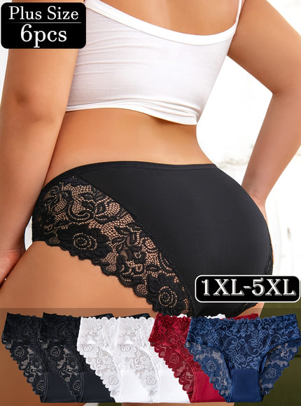 KissICON 6pc Curve Lace Seamless Ultrasoft