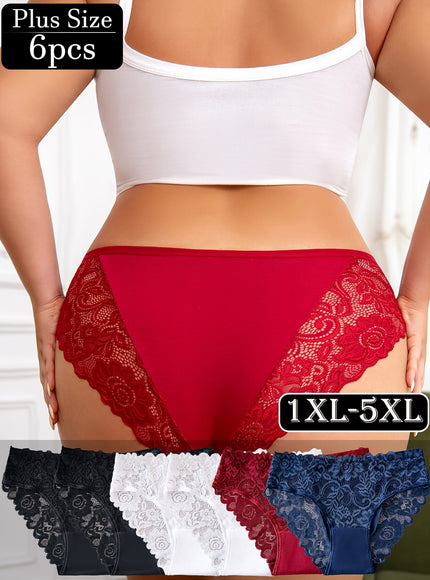 KissICON 6pc Curve Lace Seamless Ultrasoft