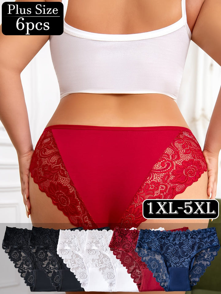 6pc Curve Lace Seamless Ultrasoft