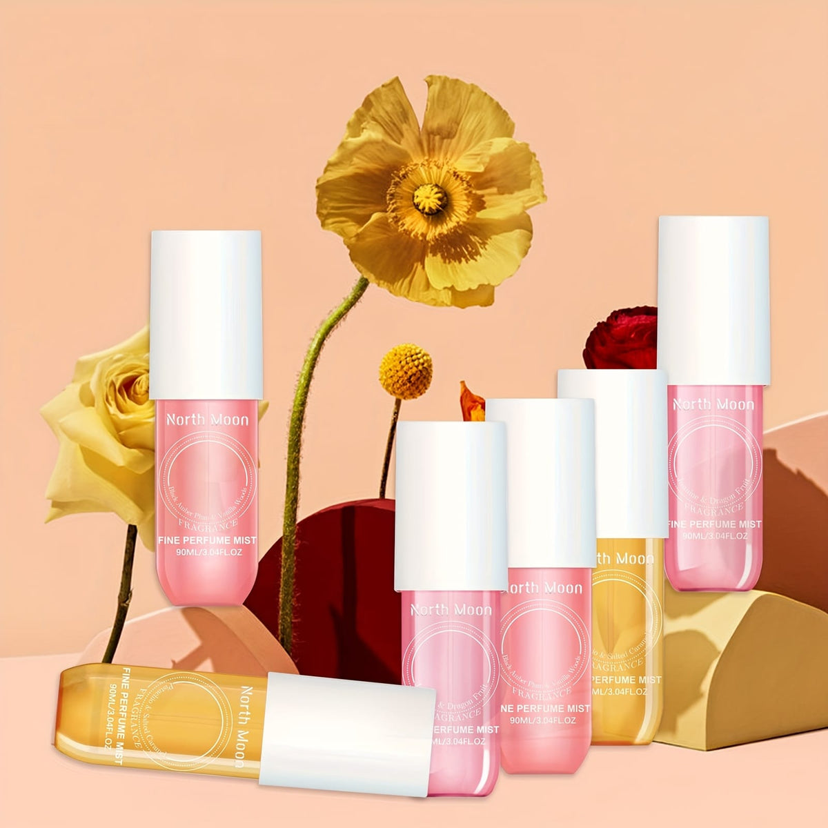 KissICON 6pcs-540ml 6piece Lasting Fresh Fragrance Perfume – Mist
