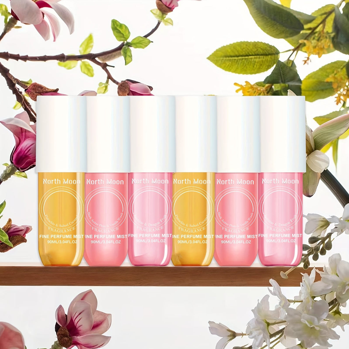 KissICON 6pcs-540ml 6piece Lasting Fresh Fragrance Perfume – Mist