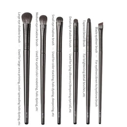 KissICON 6PCS Eye Makeup Brushes Six Piece Wool Fiber Blending