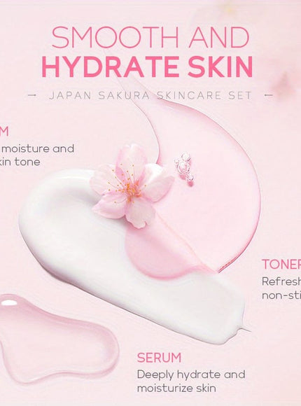KissICON 6pcs KissIcon Cherry Blossom Gift Set For Skin Types