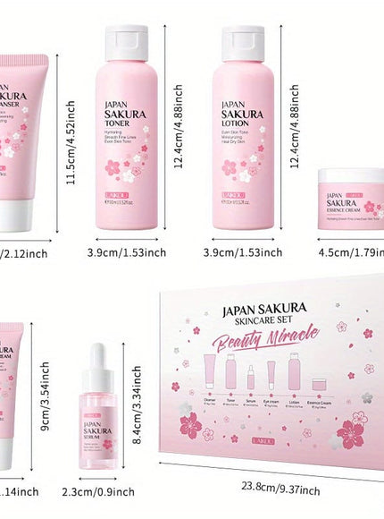 KissICON 6pcs KissIcon Cherry Blossom Gift Set For Skin Types