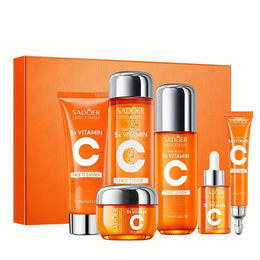 KissICON 6pcs/set KissIcon Vitamin C Brightening Skincare Gift Set -
