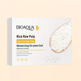 KissICON 6pcs/setColorful KissIcon Rice Hyaluronic Skincare Gift Set - Hydration