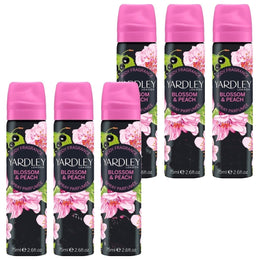 KissICON 6pcs Yardley London Blossom Peach Floral Body