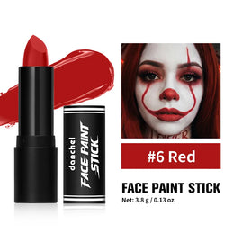 KissICON 6Red Halloween Cosplay Face Body Paint Crayon Blue Black Green Sweatproof Long Lasting Makeup Stick