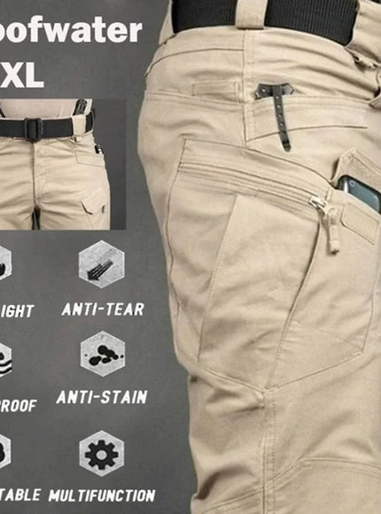 KissICON 6XL Plus Size Mens Waterproof Tactical Cargo Outdoor Pants