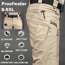 KissICON 6XL Plus Size Mens Waterproof Tactical Cargo Outdoor Pants