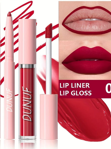 KissICON 7# KissIcon Matte Lip Set Lipstick Lipliner - Waterproof