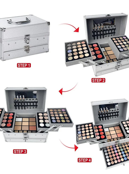 KissICON 7002-006n / CHINA KissIcon 127pcs Makeup Kit All-In-One Gift Box -