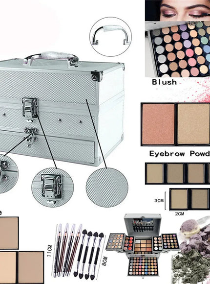 KissICON 7002-006n / CHINA KissIcon 127pcs Makeup Kit All-In-One Gift Box -