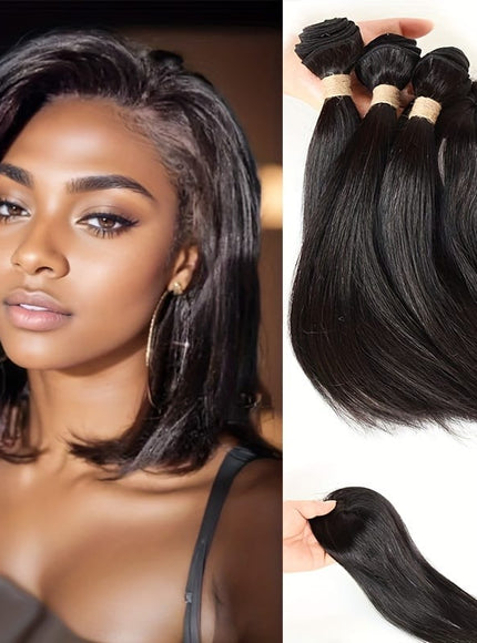 KissIcon Brazilian Human Hair Bundles Closure - 110g-140g