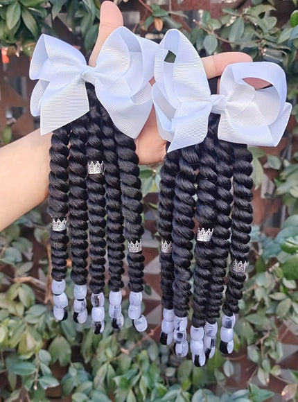 KissIcon Delicate Braided Ponytail Extensions Dreadlocks