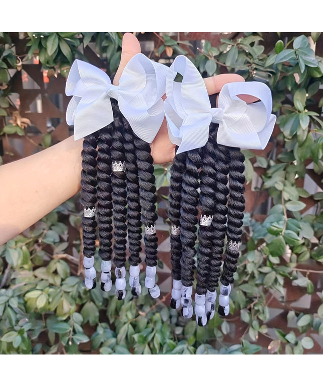 KissIcon Delicate Braided Ponytail Extensions Dreadlocks