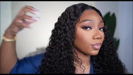 KissICON KissIcon Deep Wave Hair Bundles 4x4 Closure -