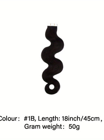 KissIcon Body Wave Tape In Extensions 16 Inch
