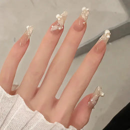 KissICON 79 KissIcon Press On Nails 24Pcs Gel Butterfly -
