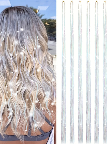 48 Inch Silvery Hair Tinsel Kit
