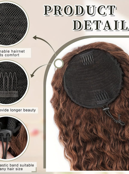 Curly Ponytail Clip In Extension 20 Inch -