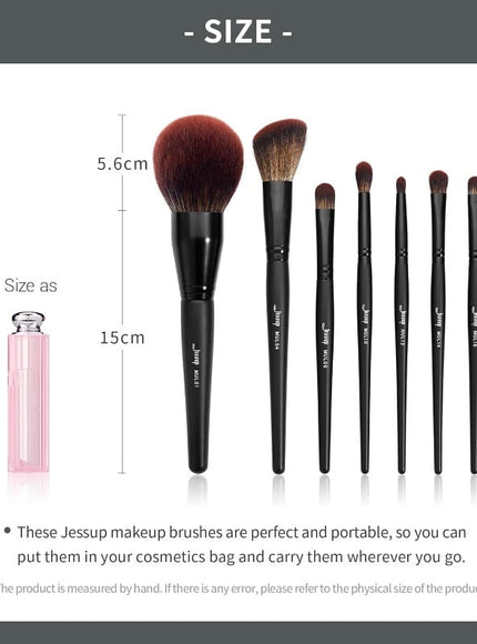 KissICON Black 21piece Pro Black Makeup Brush Set –