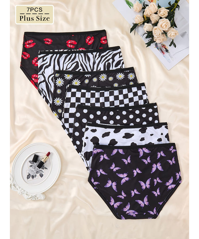 KissICON 7pack Curve Midrise Cotton Briefs