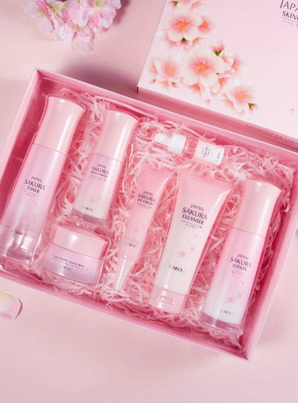 KissICON 7pcs/set [KissIcon] Sakura Gift Set - Moisturizing Hydration