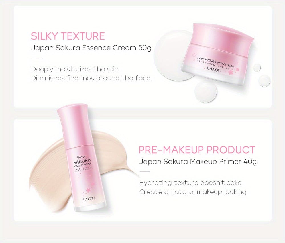 KissICON 7pcs/set [KissIcon] Sakura Gift Set - Moisturizing Hydration
