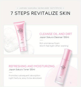 KissICON 7pcs/set [KissIcon] Sakura Gift Set - Moisturizing Hydration