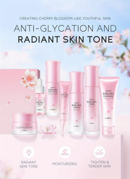 KissICON 7pcs/set [KissIcon] Sakura Gift Set - Moisturizing Hydration